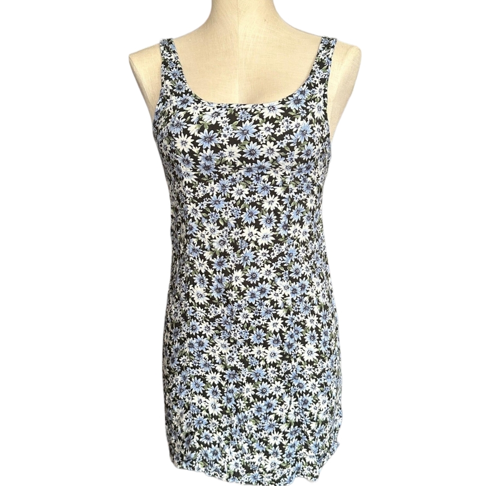 🆕American Eagle Floral Mini Dress with Keyhole Back and Adjustable Strap | med